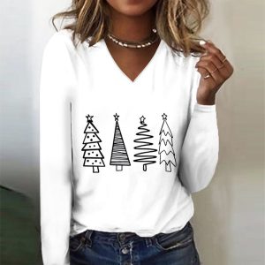 Comfy Long Sleeve Print Top