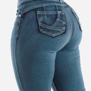 Denim Regular Fit Vintage Plain Jeans