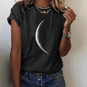 Casual Short Sleeve Crew Neck T-shirt