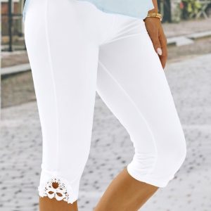 Elastic waist Skinny Shorts